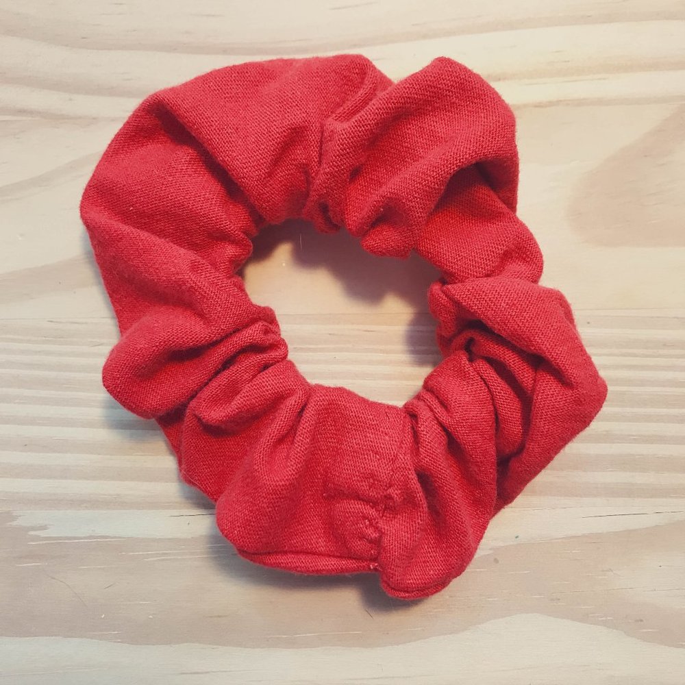 $4 or 3/$8 - Handmade Red Scrunchie
